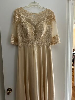Champagne Mother-of-the-Bride Dress